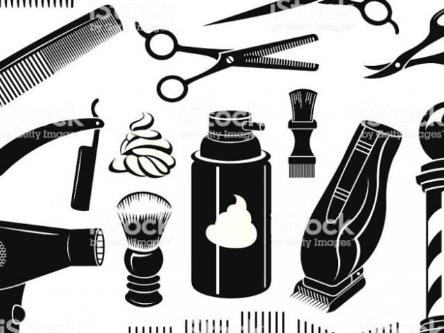 cosmetology clipart barbing