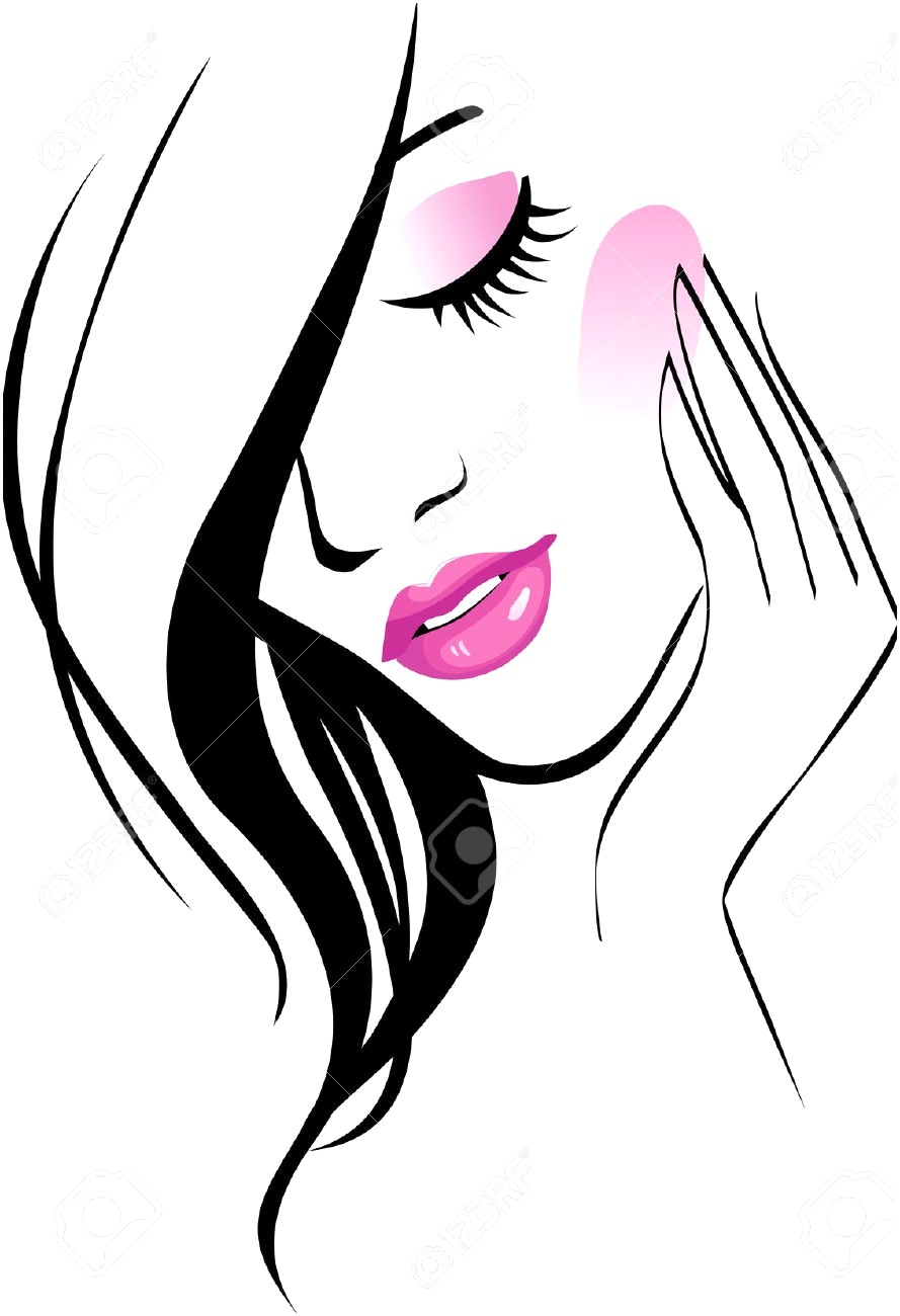 Drawings at paintingvalley com. Cosmetology clipart future