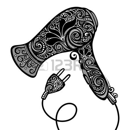 cosmetology clipart hairdryer