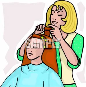 cosmetology clipart perm
