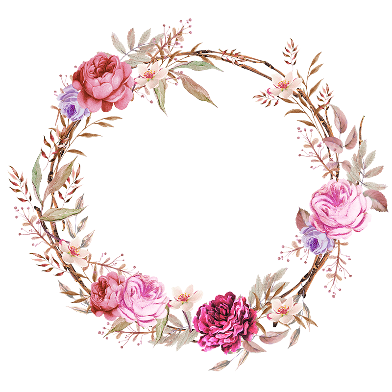 floral clipart flower headband