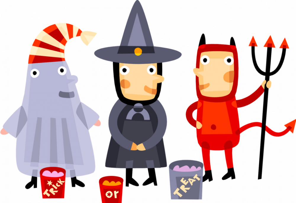 spooky clipart halloween kid