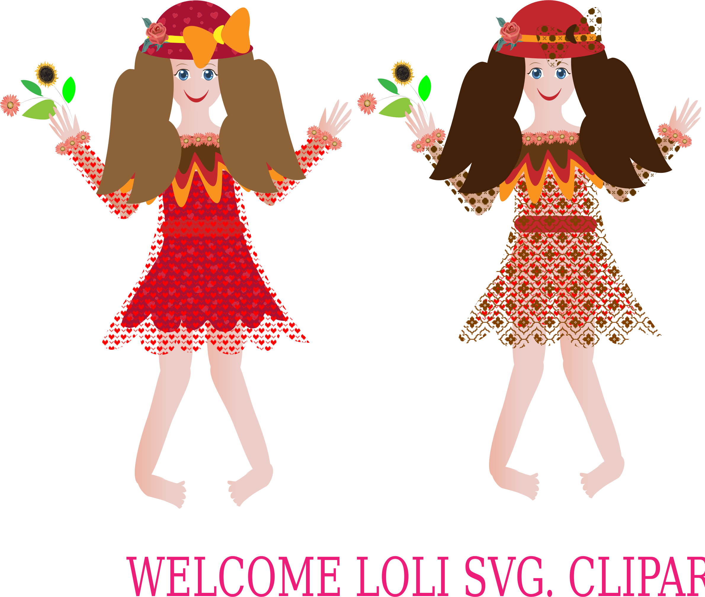 Welcome loli icons png. Costume clipart clip art