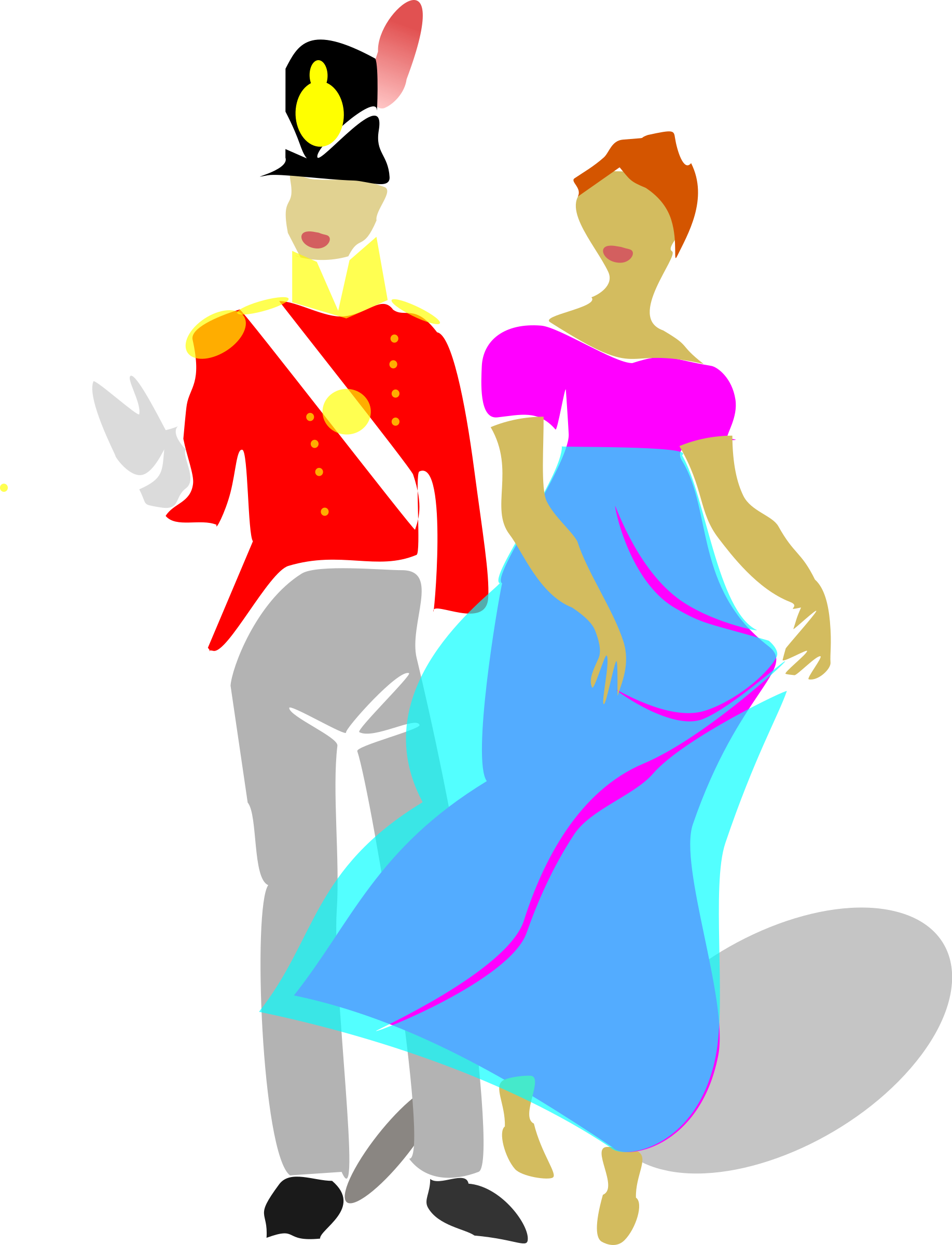 costume clipart couple