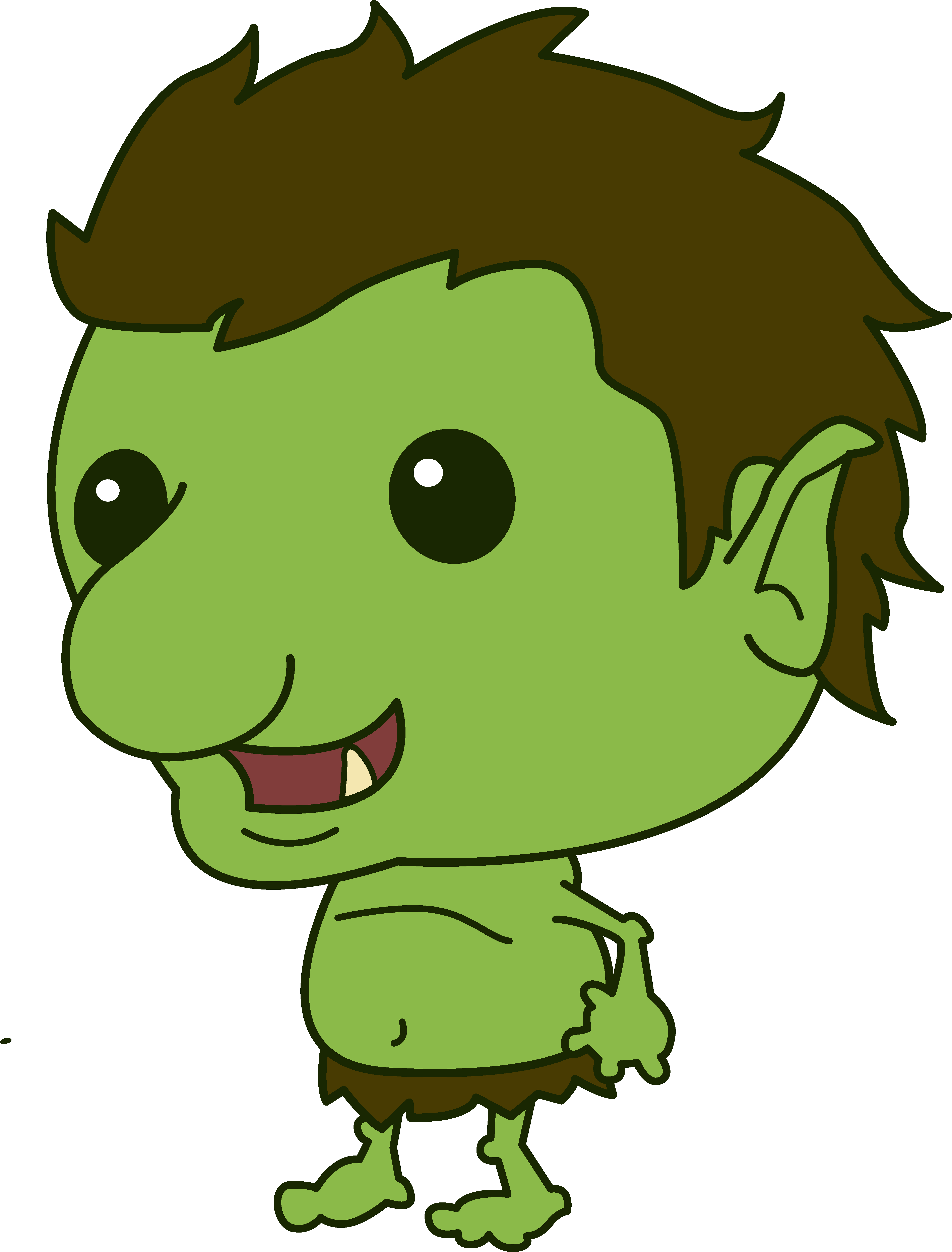 Zombie clipart goblin.  collection of cute