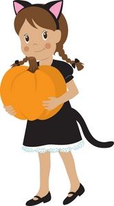 costume clipart halloween girl