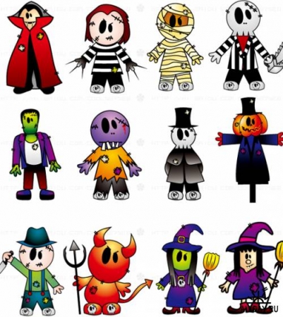 costume clipart scary costume