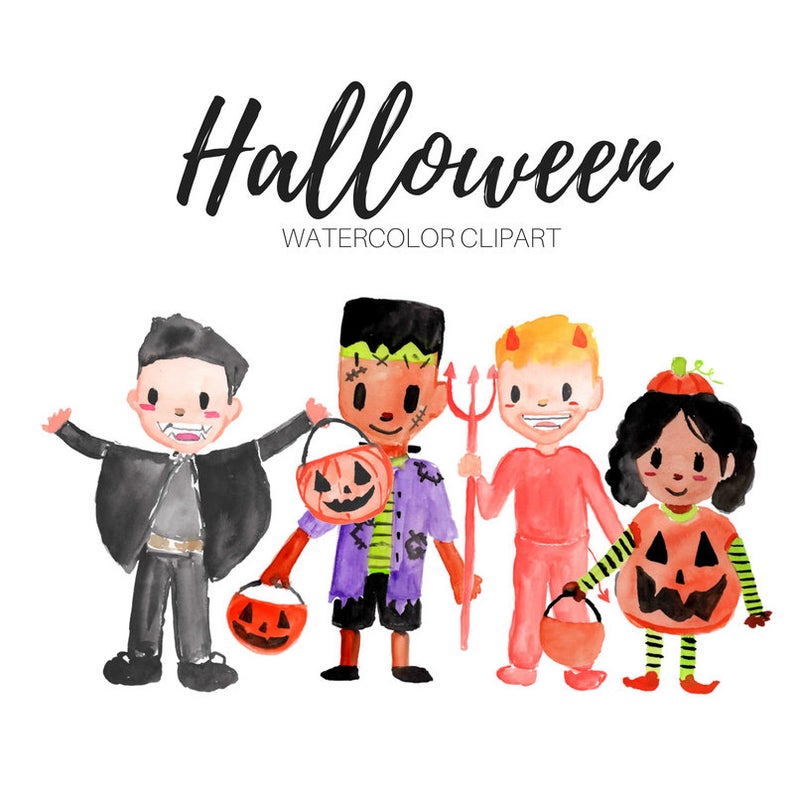 costume clipart trick or treater