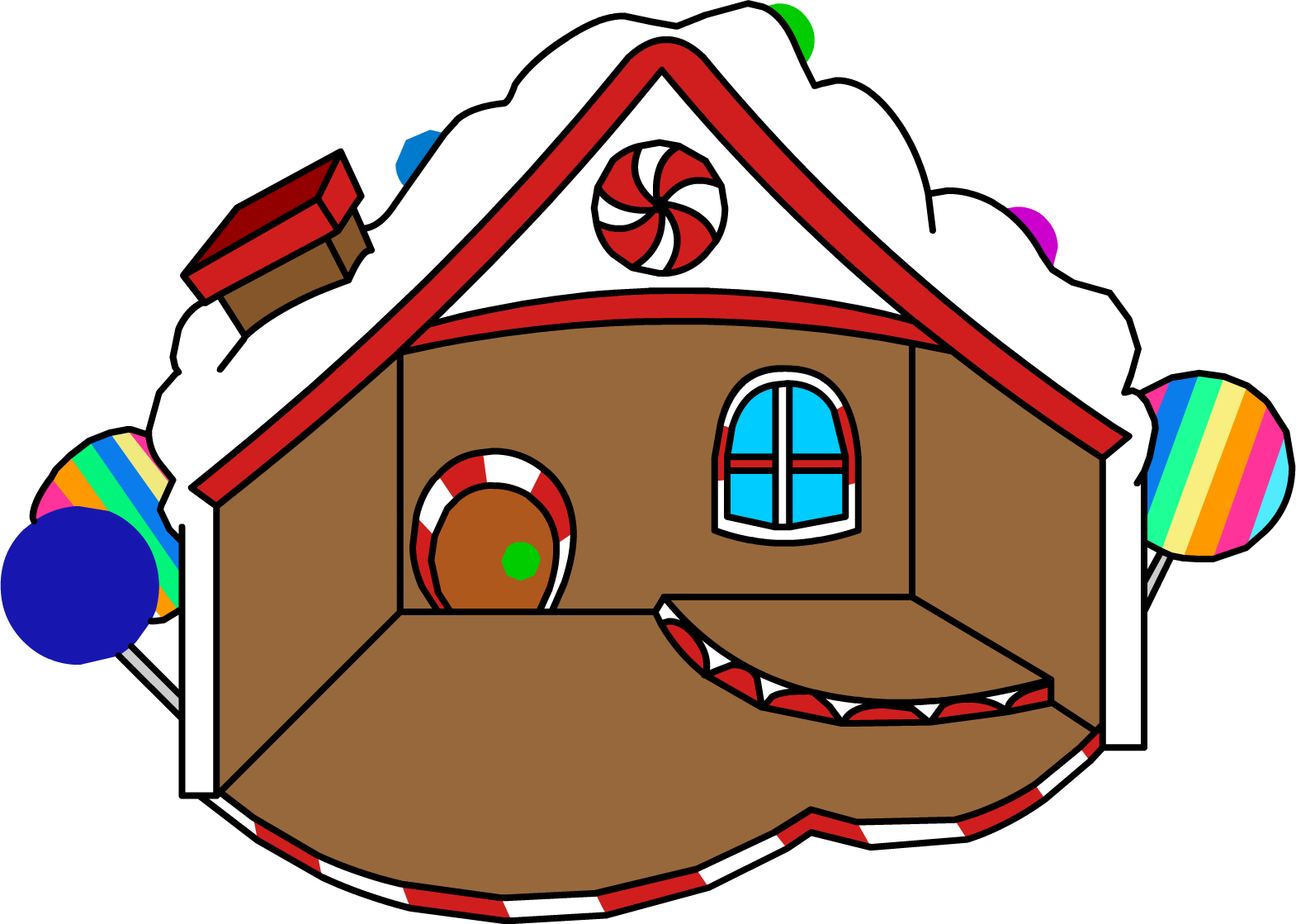 igloo clipart scene