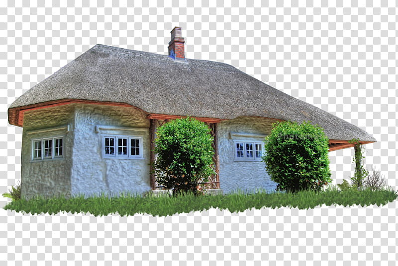 cottage clipart cement house