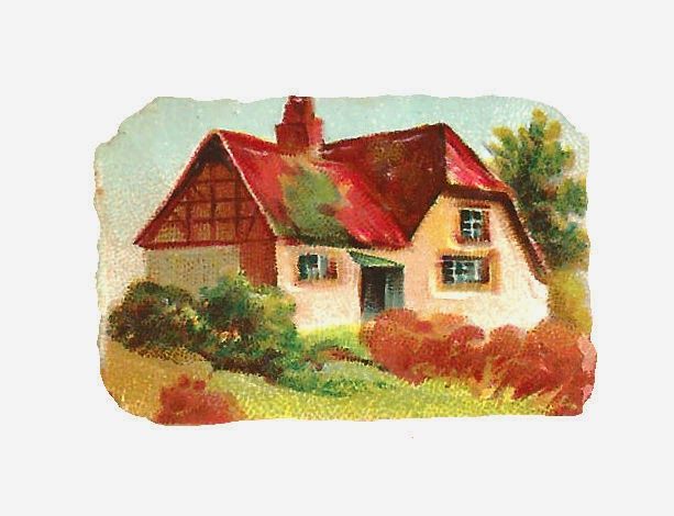 cottage clipart farm house