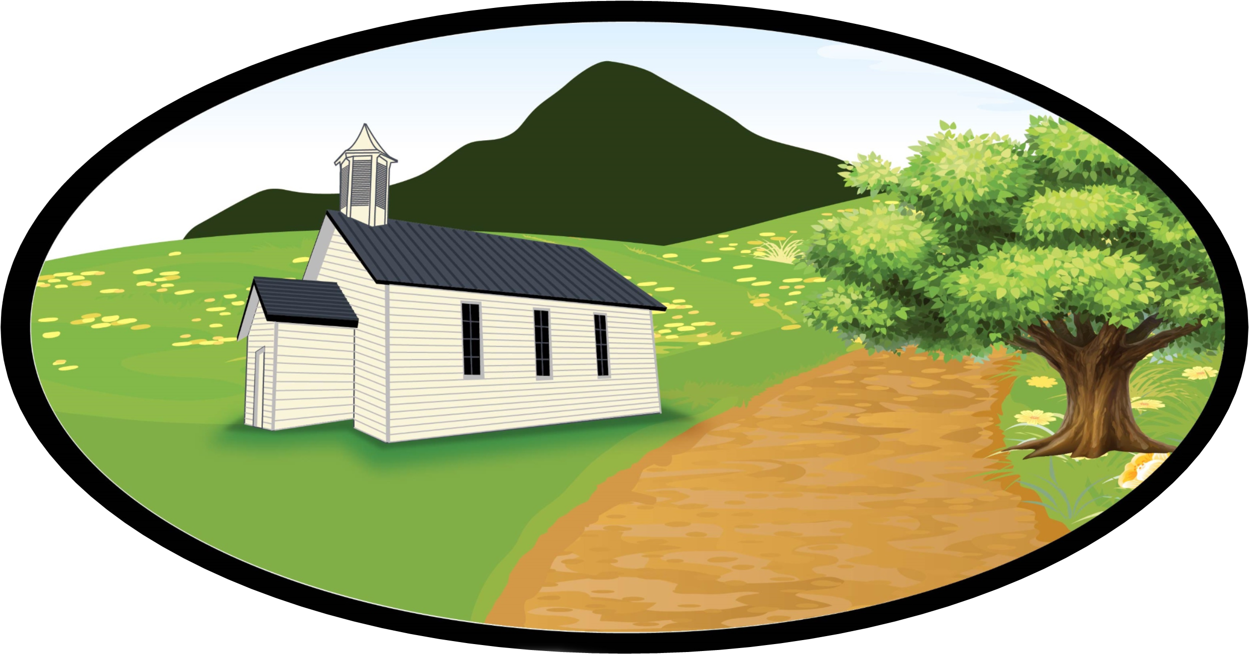 land clipart fence field
