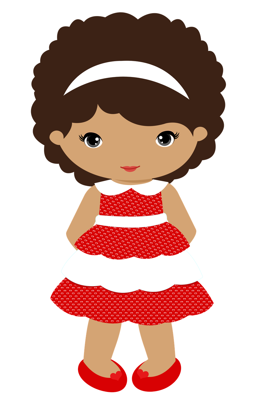 doll clipart red doll