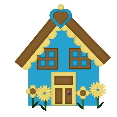 Cottage clipart maison. Free cute cliparts download