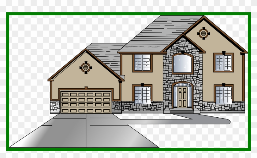 cottage clipart pretty house