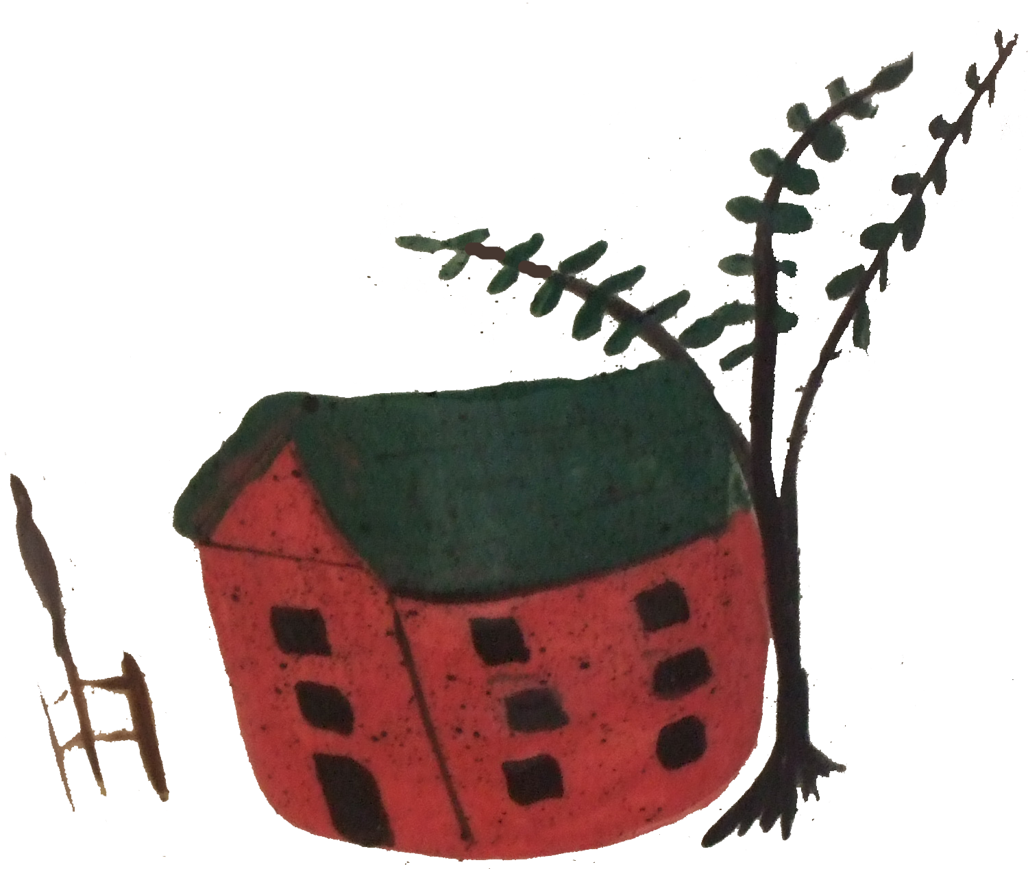 cottage clipart rustic house