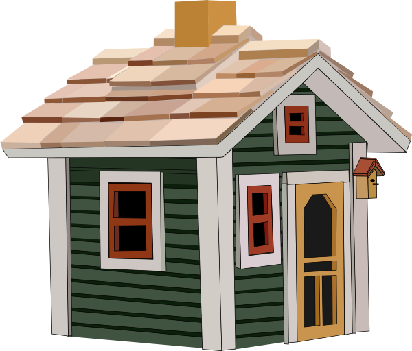 cottage clipart simple house