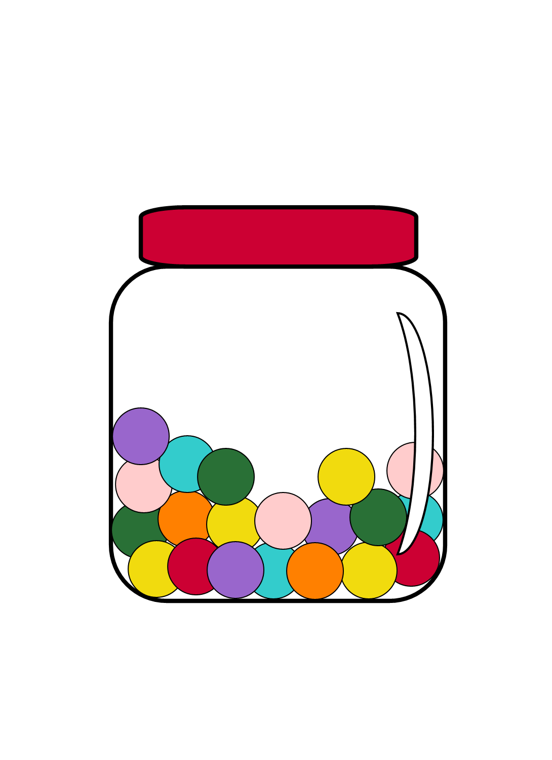 cotton clipart jar