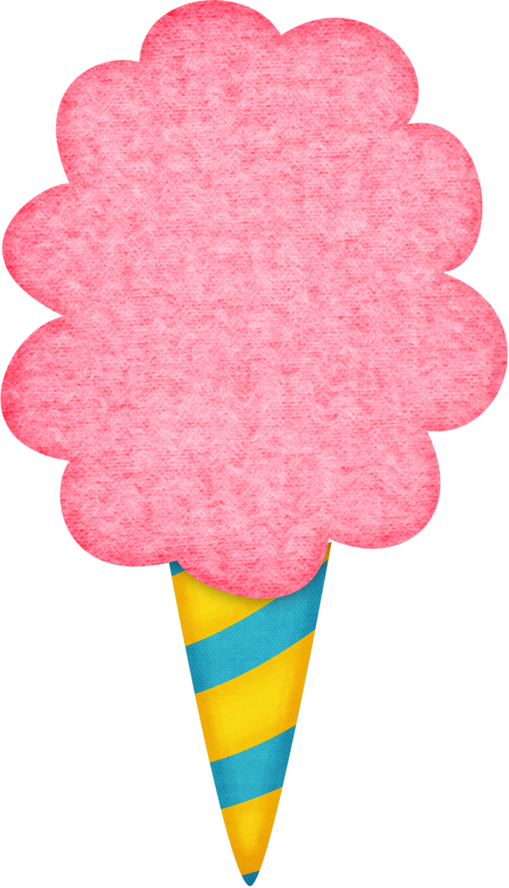 cotton clipart pink food
