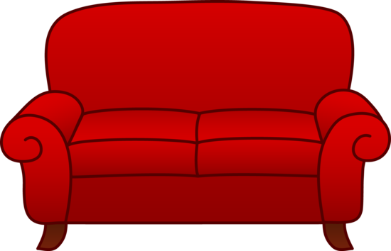 couch clipart bedroom