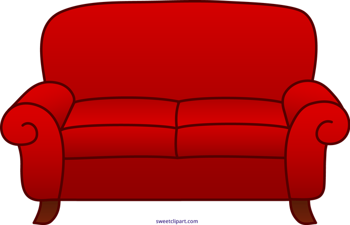 couch clipart bedroom