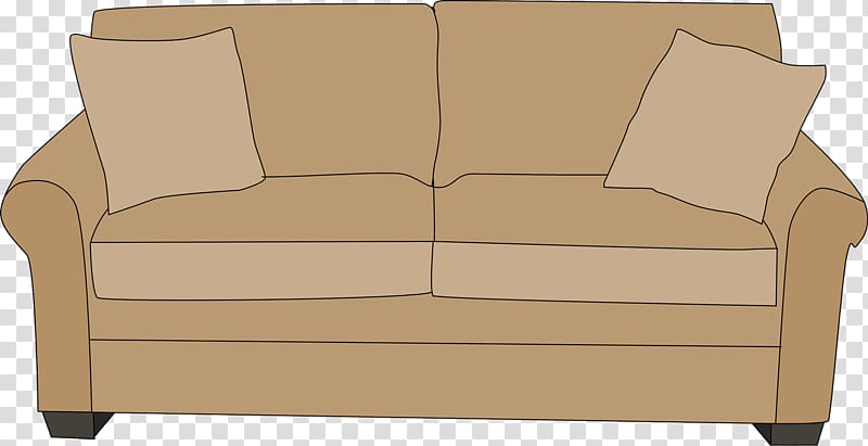 couch clipart brown couch