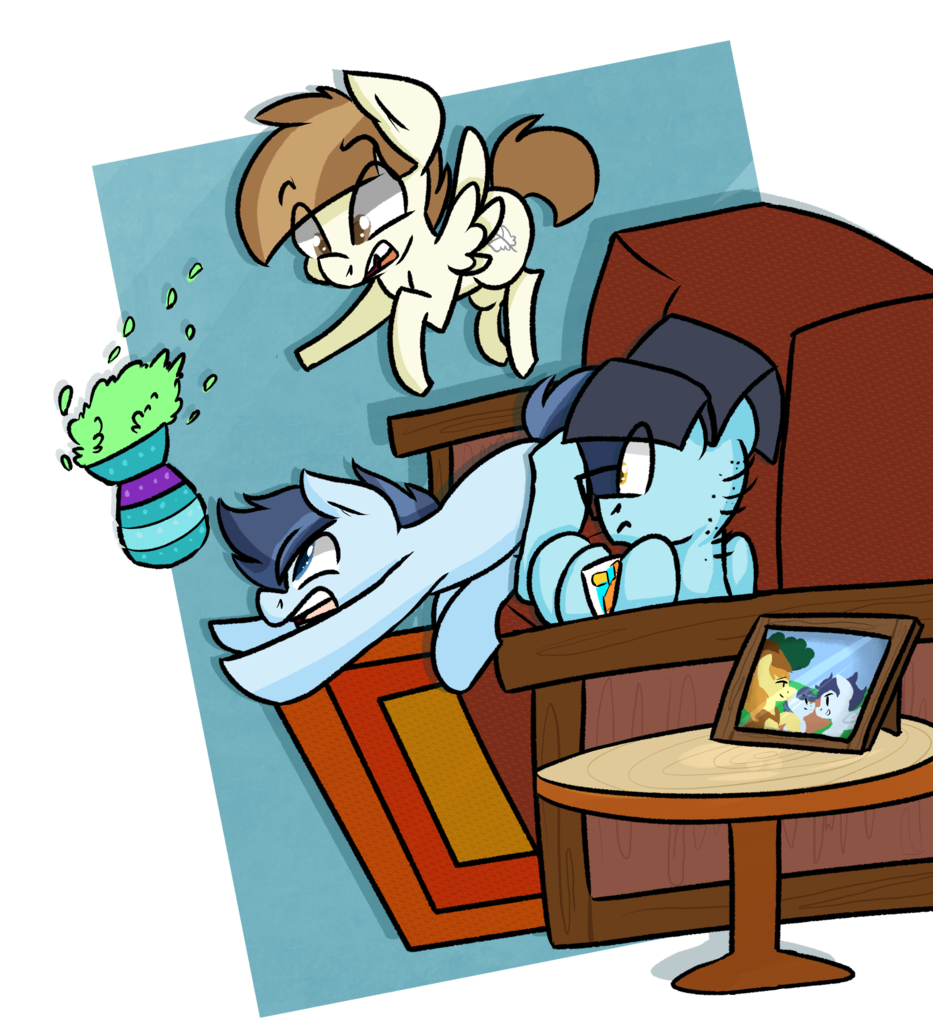 Couch clipart comic.  artist themodpony braeburn
