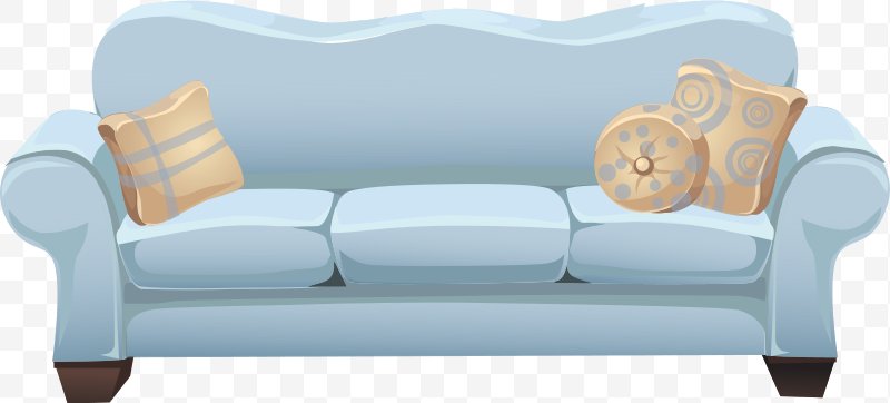 couch clipart cushion