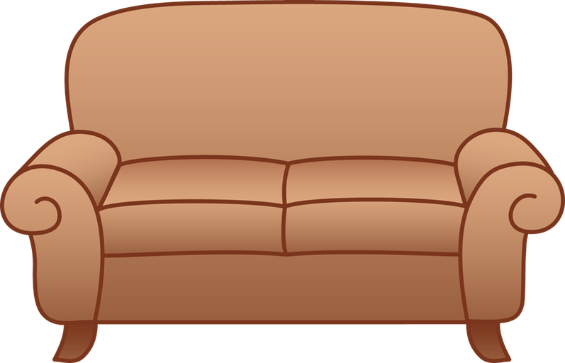 couch clipart cushion