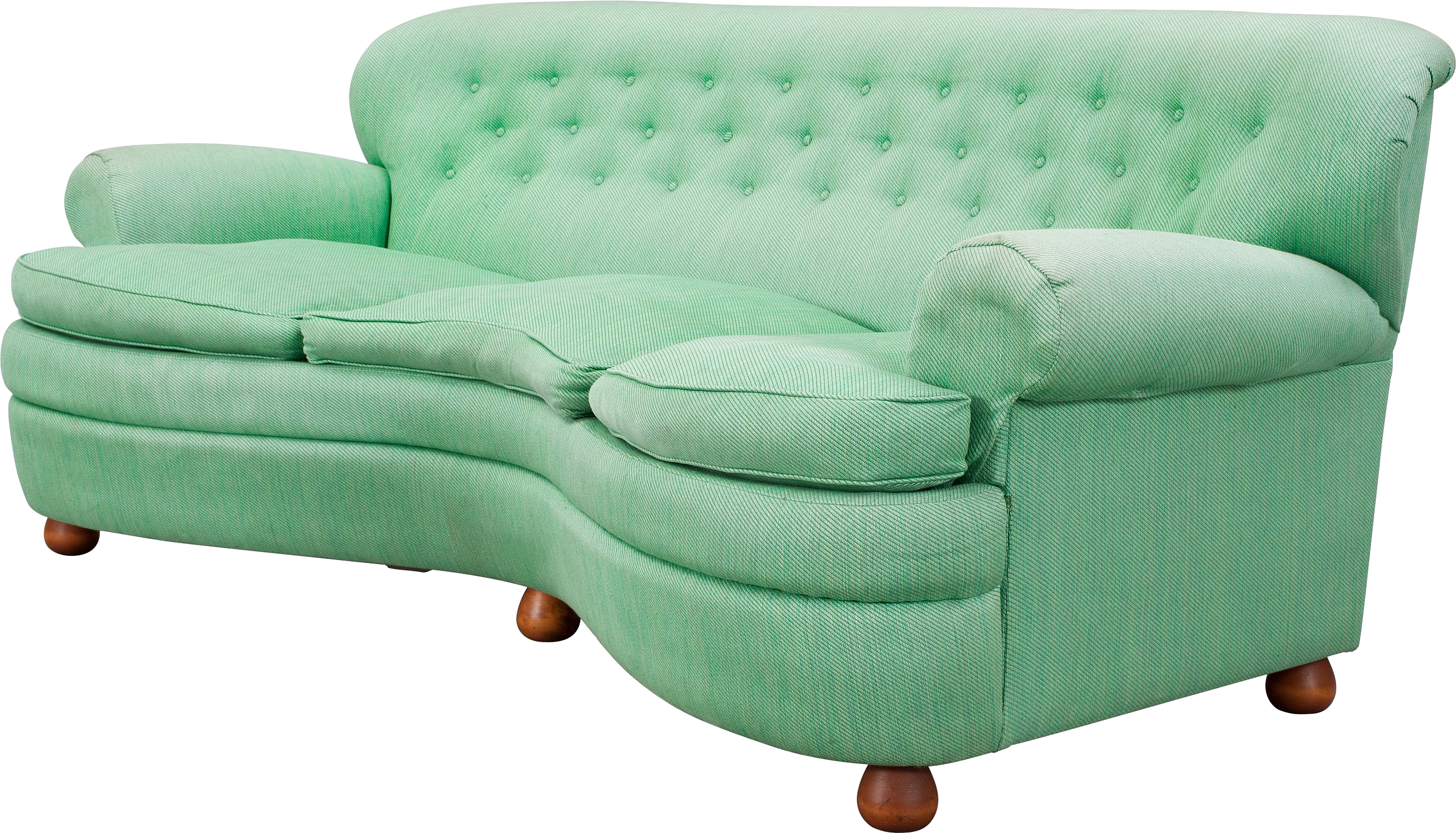 Couch clipart green couch, Couch green couch Transparent ...