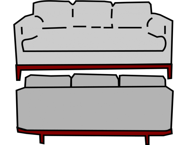 couch clipart household furniture