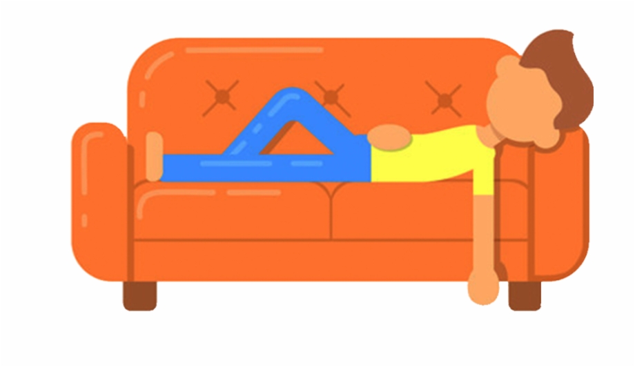 couch clipart lie on couch