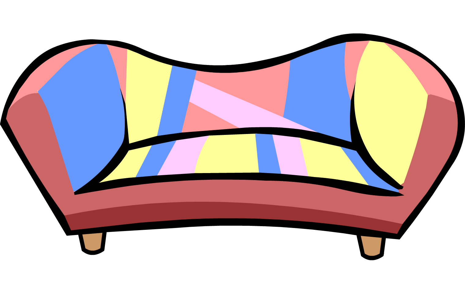 Couch clipart messy. Image pinkcouch png club