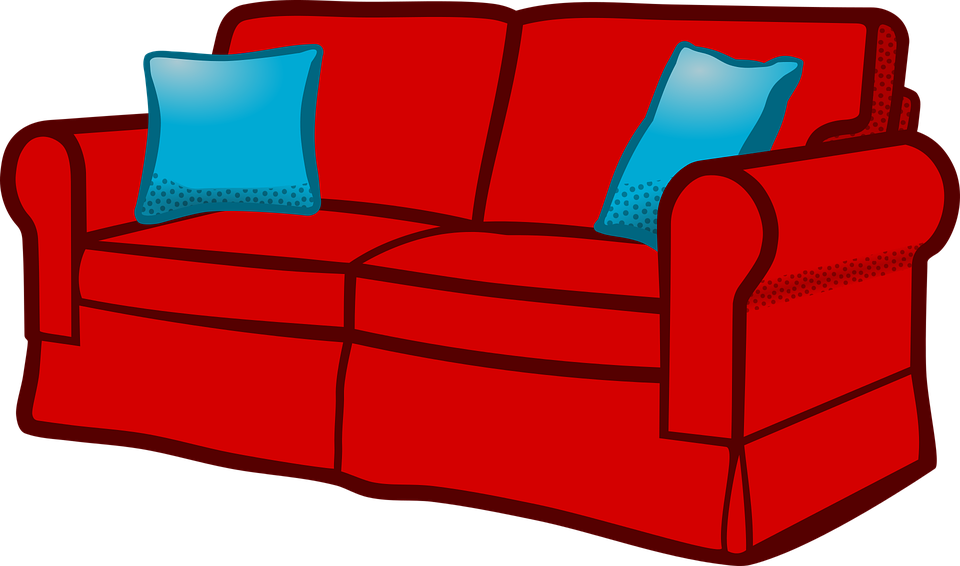 couch clipart safa