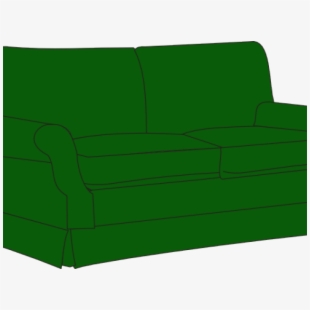 couch clipart sideways