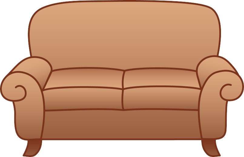 couch clipart small