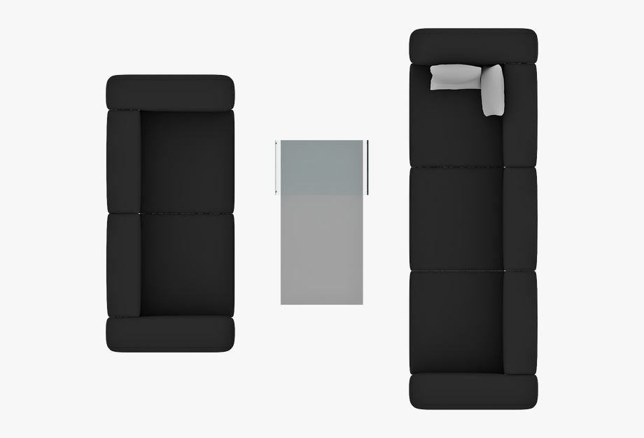 couch clipart top view