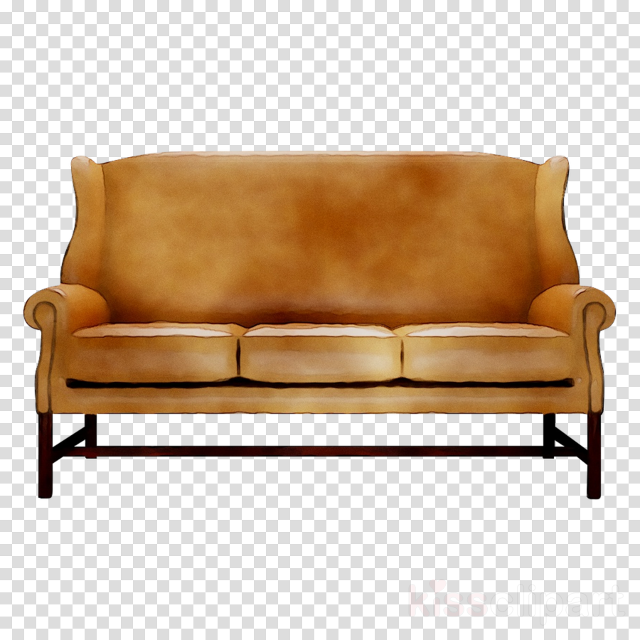 couch clipart wooden sofa