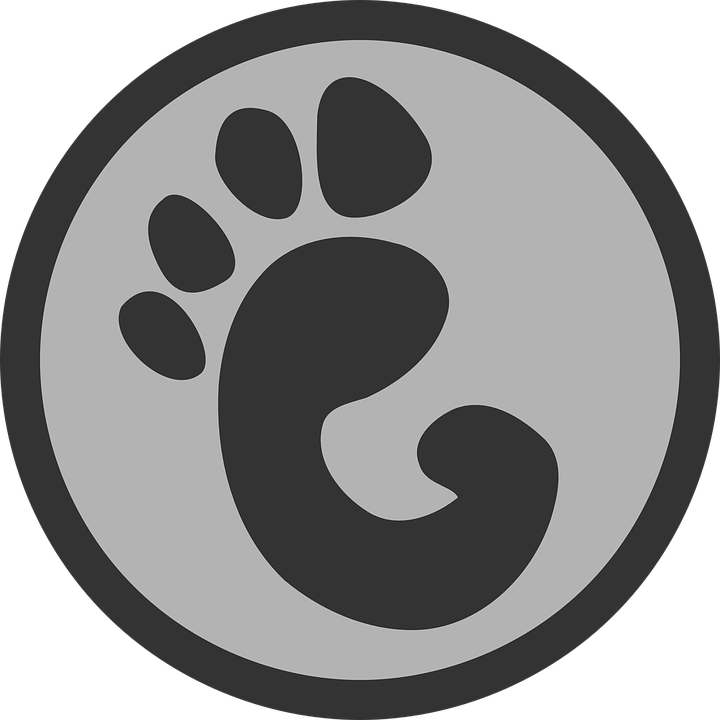 paw clipart traceable