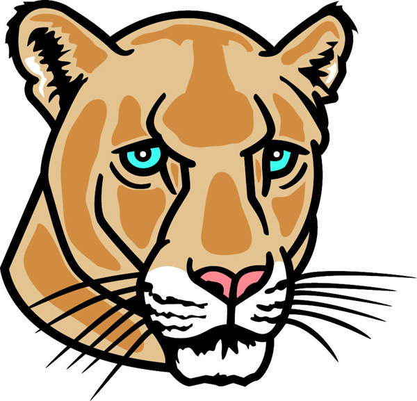 Cougar clipart face, Cougar face Transparent FREE for download on