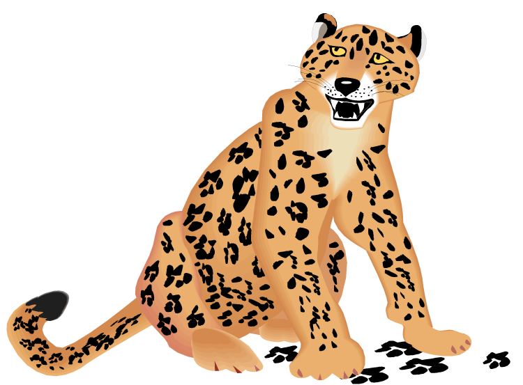 leopard clipart jag