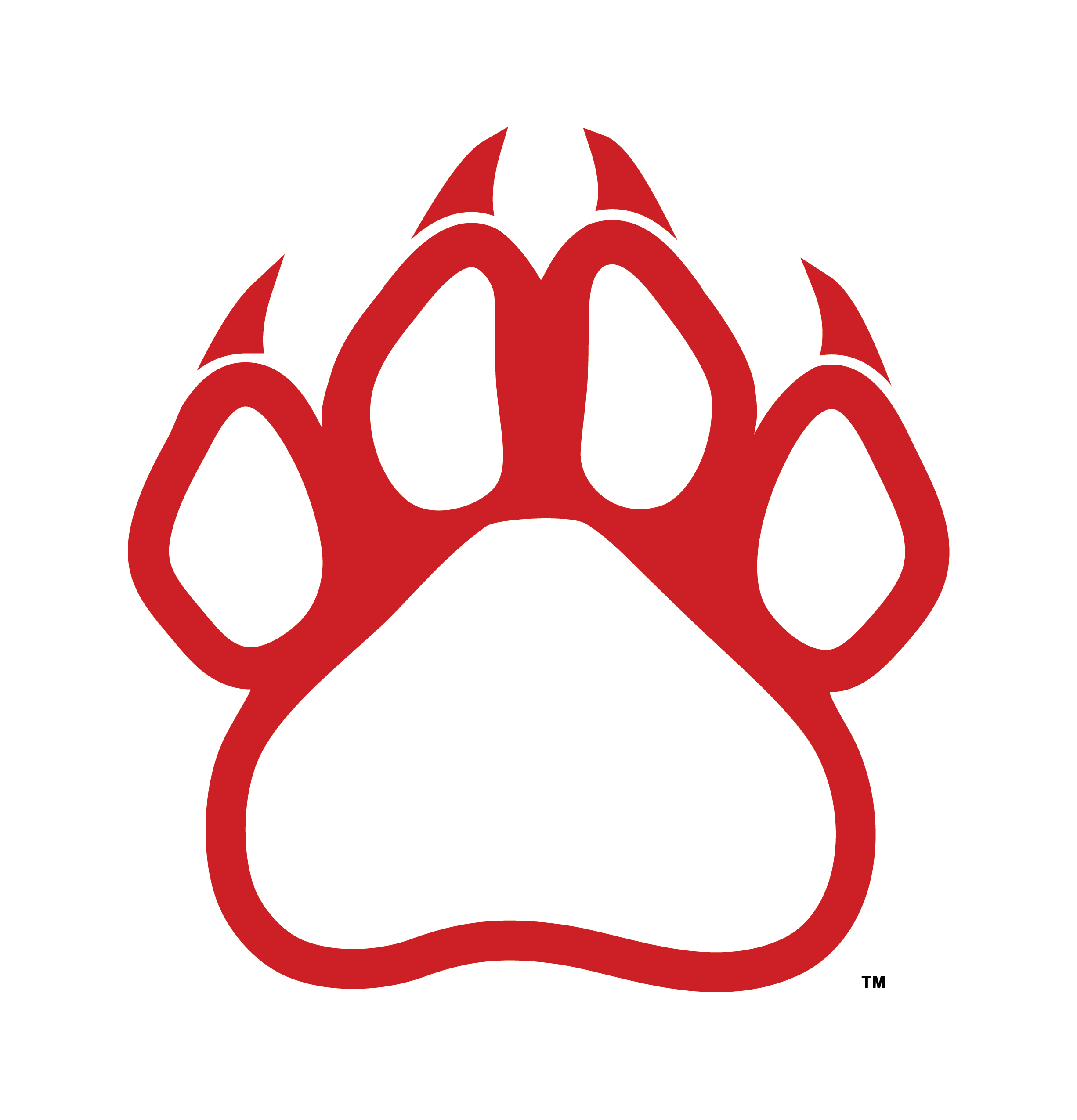 Red panther cliparts zone. Wildcat clipart black and white