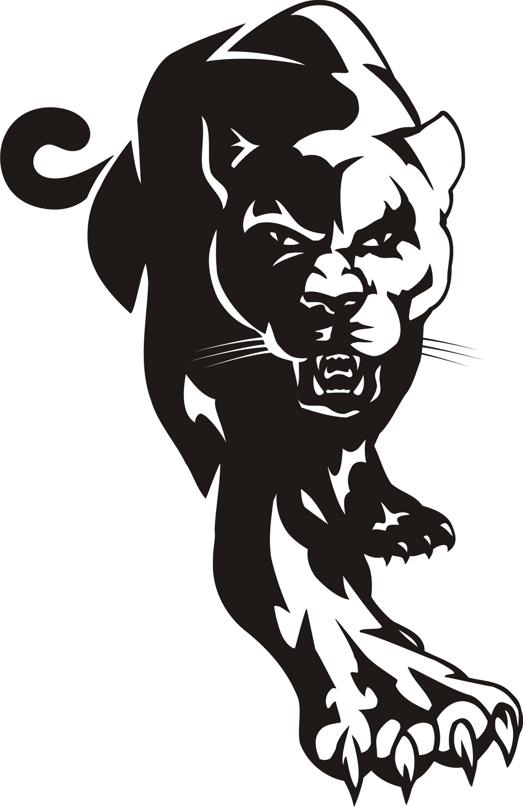 panther clipart full