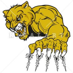 panther clipart mark