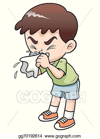 cough clipart sick boy