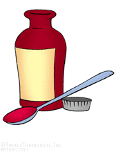 Cough syrup clip art. Medicine clipart coughing