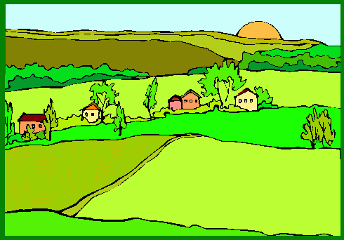 country clipart country scene