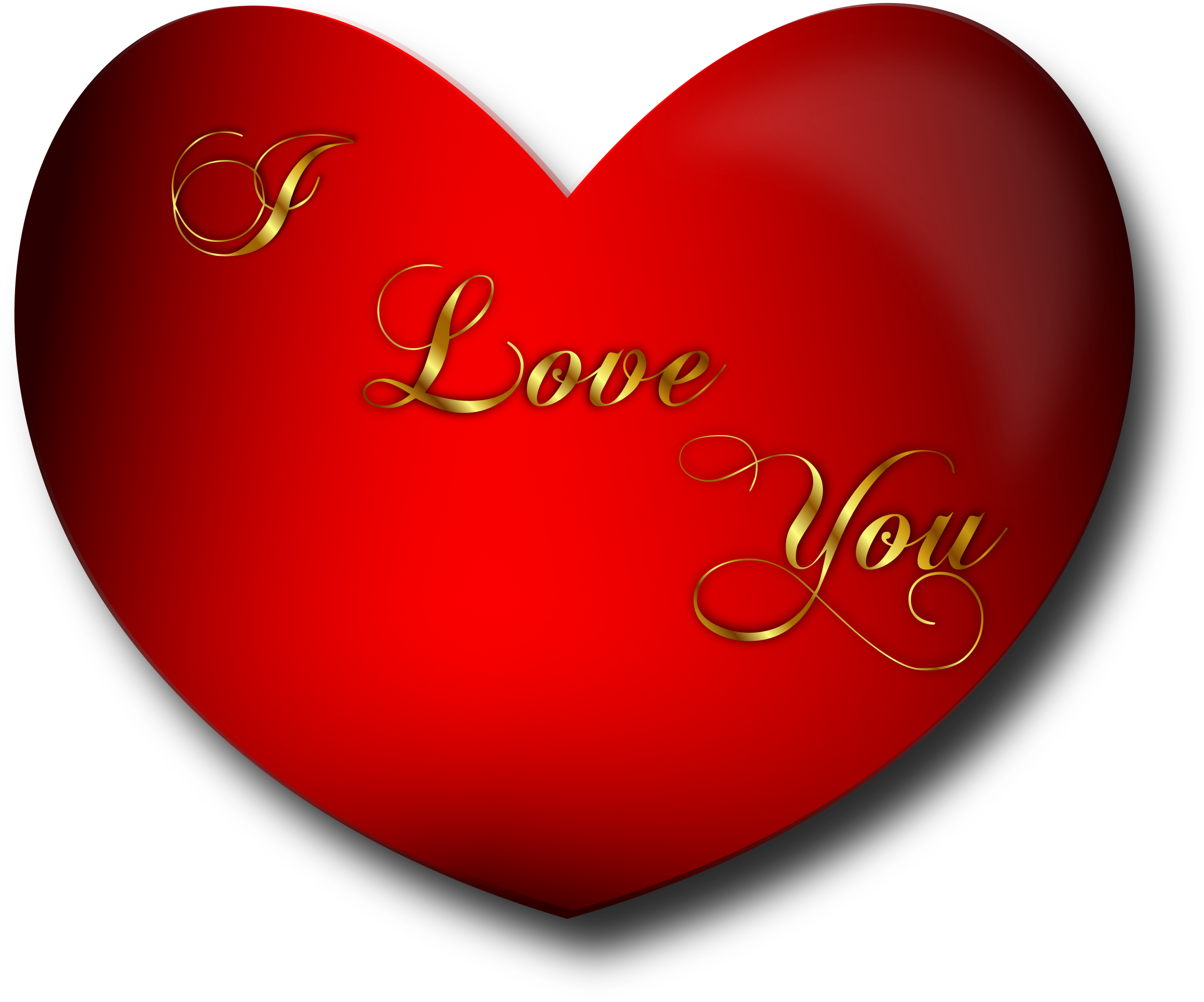 I love you icons. Country clipart heart