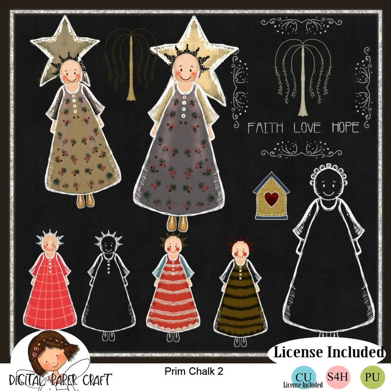 country clipart prim