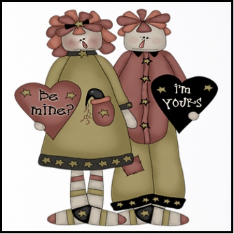 country clipart valentines day